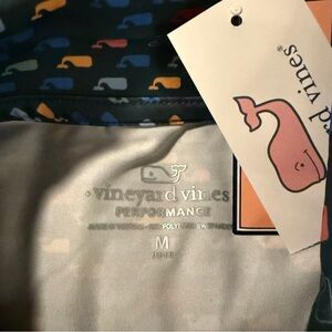 Vineyard Vines Kids Polo - Blue with Multicolor Whales